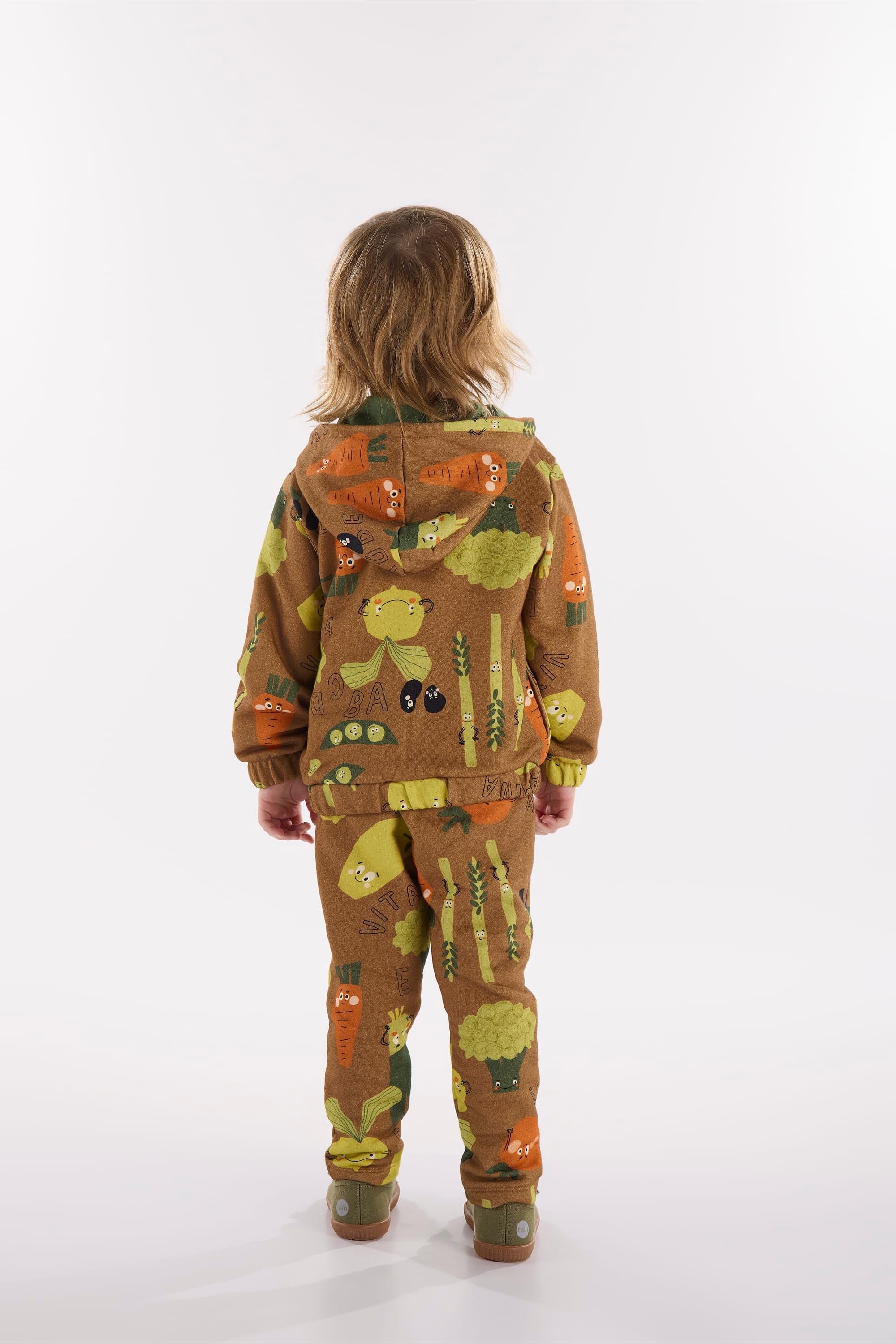 Conjunto Vegetais Infantil com Jaqueta e Calça (Marrom) Três e Já - Imagem 29